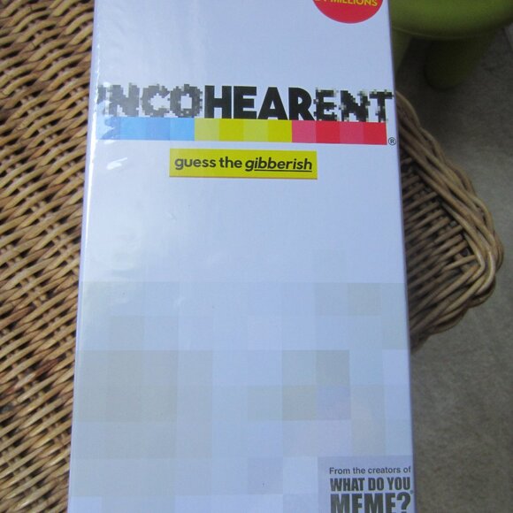 NIB/Incohearent Board Game ~ Guess the Gibberish ~ BRAND NEW, SEALED! - Picture 1 of 2